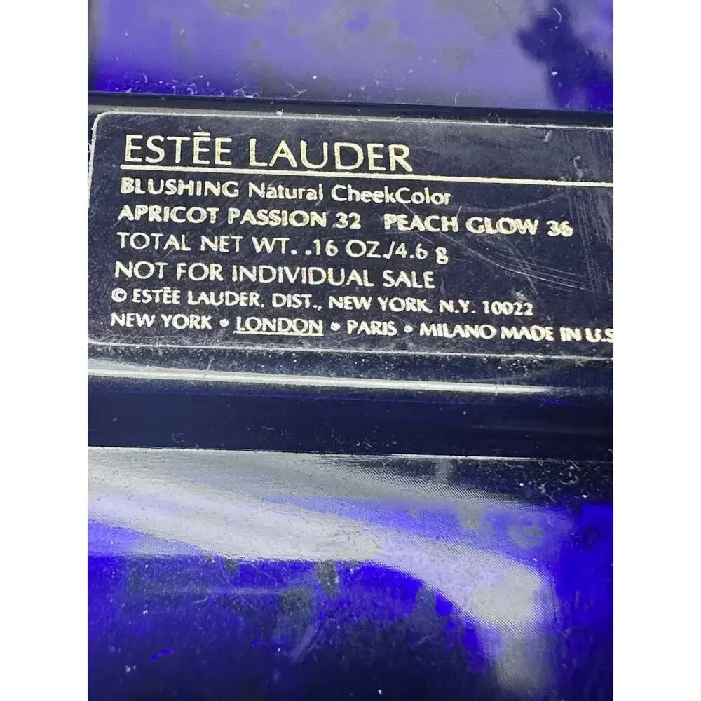 2X Estée Lauder blush Apricot, Apricot Passion, Peach Glow